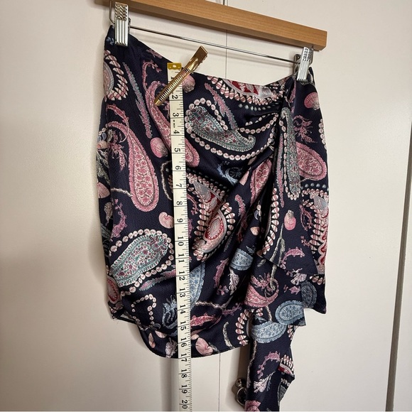 Thurley - Crown Of Thornes Mini Skirt - 100% silk - Nautical/mermaid - US 4 - Picture 11 of 13